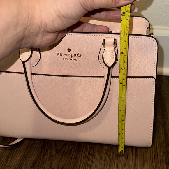 NWOT Madison Saffiano Leather Medium Satchel + Wallet - Picture 2 of 7